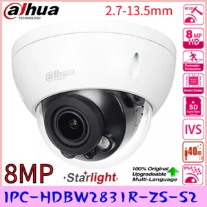 Dahua IPC-HDBW2831R-ZS-S2 8MP 5xZoom Varifocal Lens Starlight PoE IP Dome Camera - Picture 1 of 18