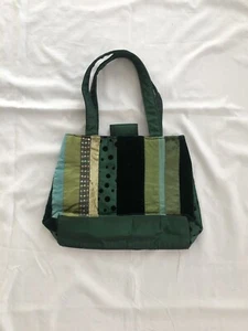 Bath Body Works Green Polka Dot Y2K Sequin Bag - Picture 1 of 3