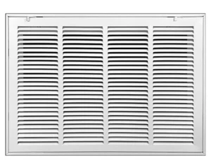 Rejilla de filtro de aire de retorno de acero 30x12 ventilación bisagras fijas HVAC cubierta de conducto parrilla nueva - Imagen 1 de 6