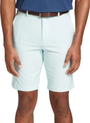 WALTER HAGEN MENS PERFECT 11 SEERSUCKER TEXTURED 10" GOLF SHORTS SIZE 35 - Image 1 of 4