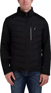 Nautica Men's Mixed Media Jacket - Picture 1 of 15