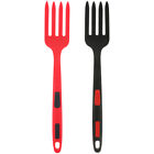 2Pcs Silicone Fork For Kitchen Stir Mix Mash-Dt