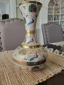 Messing Blumenvase handgefertigte dekorative Töpfe drinnen draußen 4 * 9 * 9 Zoll - Bild 1 von 6