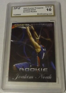 2005 Premier Prospects Joakim Noah Rookie Art Card GEM MT10 Mint 2 Karten Lot - Bild 1 von 4