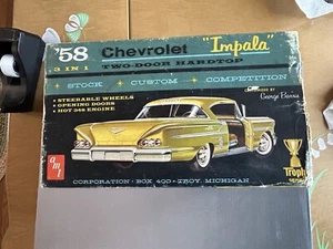 amt 58 chevy impala 3 In 1 - Unbuilt  - Picture 1 of 5