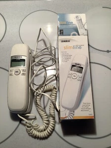 Uniden Slimline With Caller ID #1260 White, Call Waiting Display, 50 # Memory - Zdjęcie 1 z 11