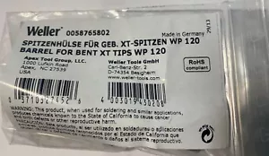 Weller 0058765802 ""gebogene"" Fassbaugruppe (für WP 120 Halte-XT-Spitzen) Deutschland - Bild 1 von 2