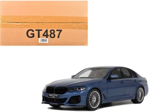 BMW Alpina B5 2023 Saloon Blue Metallic GT Spirit Diecast 1/18 Model Car - Picture 1 of 5