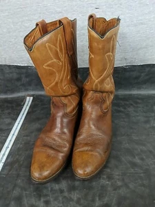 Vulcan Neoprene Oil Resistant Western Cowboy Boots Men's 11 D Made In USA - Picture 1 of 14