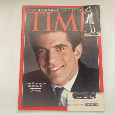 Time Magazine John F. Kennedy Jr. Commemorative Issue July 26 1999 JFK Jr 1960 Foto 1 de 4
