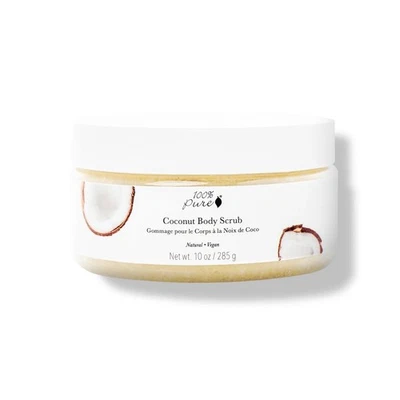 NIP 100% Pure Coconut Body Scrub 10oz MSRP $38 - Image 1 of 3