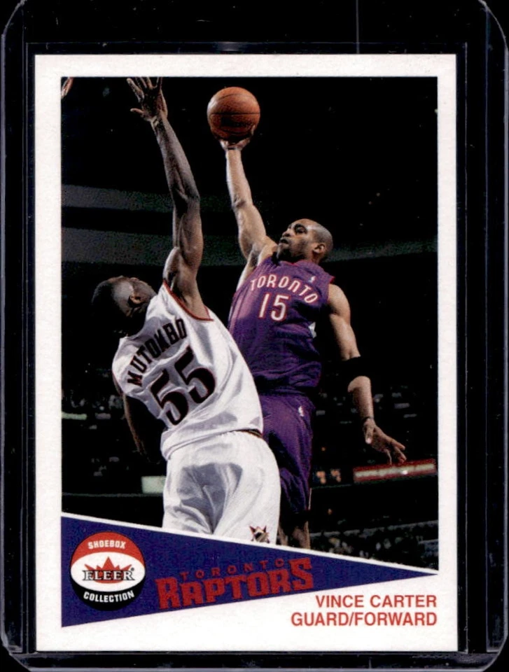 2001-02 Fleer Shoebox Vince Carter Footprints #54/150 Raptors - Image 1 of 2