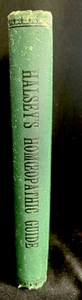 1885 Halsey’s Homeopathic Guide True First Edition Leather HC VG+ - Picture 1 of 12