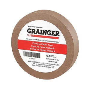 GRAINGER APPROVED 20PJ14 Masking Tape,1" W,60 yd L,Brown 20PJ14 - Picture 1 of 1