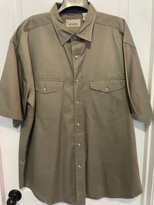 Red Head Men's Shirt Short Sleeve  Tan Brown Size 2XL - Picture 1 of 3
