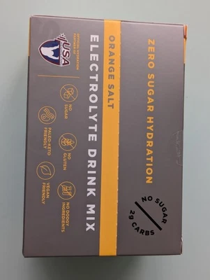 LMNT Zero Sugar Electrolyte Drink Mix, Orange Salt, 30 Stick Pack Exp 3/26 - Image 1 of 4