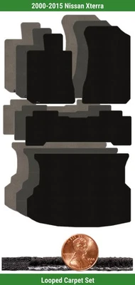 定制经典环形地毯垫套装适用于 2000 - 2015 年日产 Xterra (4 件) #1103 — 第 1/4 张图片