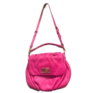 Bolso de Mano Marc Jacobs Cuero Rosa ¡Gran Forma! 13 x 10” - Imagen 1 de 16