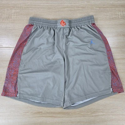 PLAYER ISSUE Men's XL Jordan Jumpman Elephant Print Cement Gym Basketball Shorts - Image 1 of 4