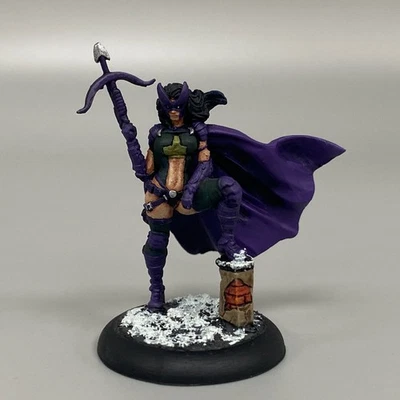 THE HUNTRESS BATMAN MINIATURE GAME KNIGHT MODELS DC PAINTED ARKHAM CITY - Image 1 of 4