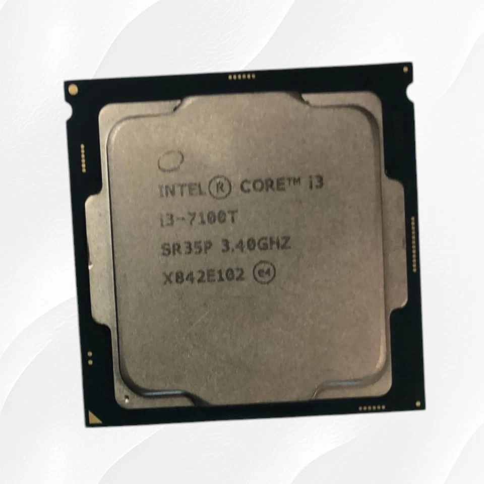  Lot of 4 Intel Core i3-7100T 3.4 GHz Socket LGA 1151 CPU Processor SR35P - Image 1 of 1