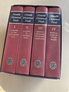 Notable Historical Trials 4 Volume Set by Folio Society - Bild 1 von 5