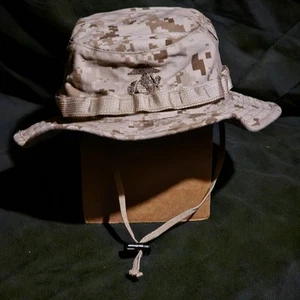 NUOVA USMC MCCUU Cover Field Desert MARPAT Combat Boonie Cover Taglia Media - Foto 1 di 7