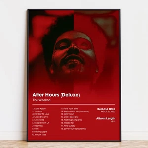 The Weeknd After Hours Deluxe Album Poster - Bild 1 von 2