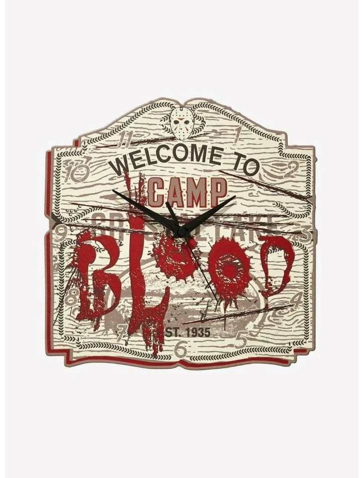Reloj de pared Friday The 13th Camp Blood Foto 1 de 1