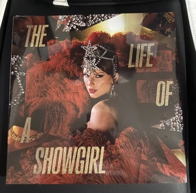 Taylor Swift The Life of a Showgirl Tiny Bubbles in Champagne Pearlescent Vinyl - Image 1 of 2