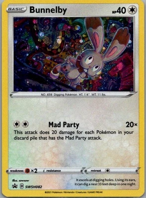 Bunnelby - Promo SWSH: Sword & Shield Promo Cards SWSH082 NM - Image 1 of 2