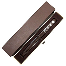Authentic Louis Vuitton Letter Opener Paper Knife Wooden VIP Gift with Box Used