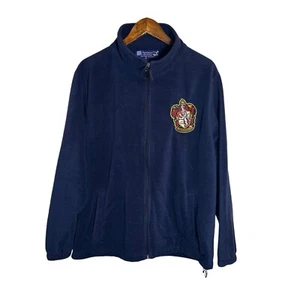 Chaqueta polar Harry Potter Gryffindor cremallera completa Blue Ridge ropa exterior para hombre pequeña - Imagen 1 de 8