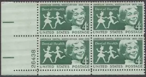 Scott # 1135 - US Plate Block Of 4 - Dental Health - MNH - 1959 - Picture 1 of 1