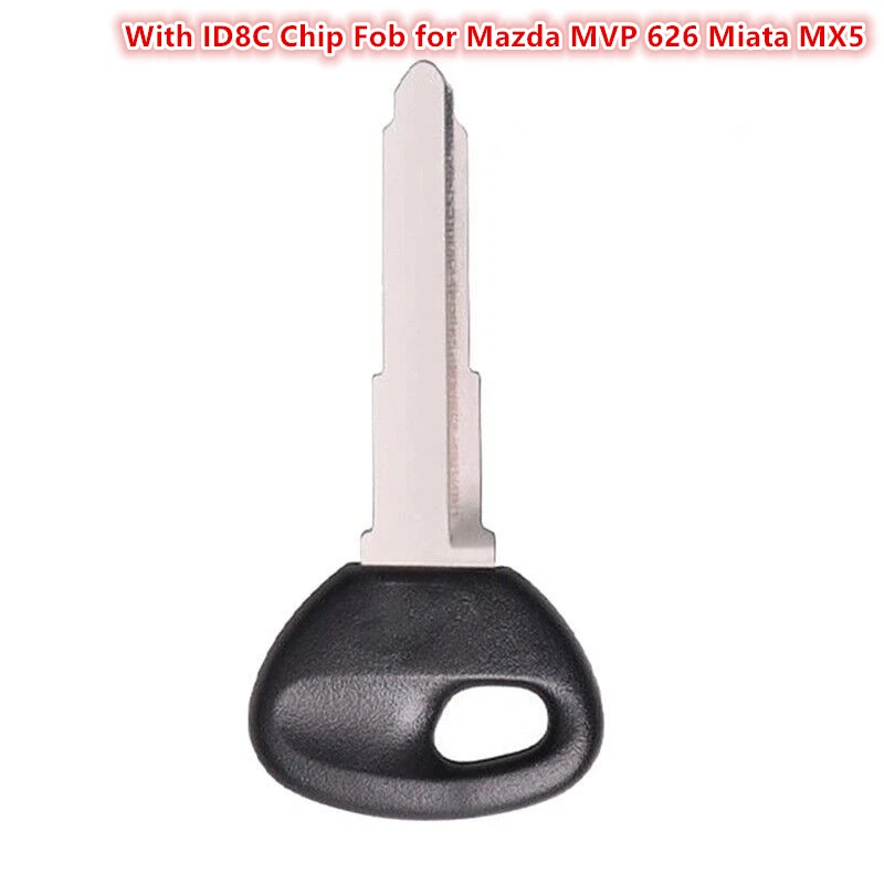 Uncut Transponder Ignition Key With ID8C Chip Fob for Mazda MVP 626 Miata MX5 Foto 1 de 1
