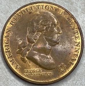 George Washington Sons of Liberty Amerikanische Revolution Medaille Medaille T4236 - Bild 1 von 5