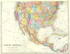 Usa Central America Caribbean. North America South Sheet. Mexico.Bacon 1895 Map
