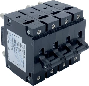 AM4S-Z1008-1 - HEINEMANN CIRCUIT BREAKER CIRCUIT BREAKER 40 AMPS 4 POLE - Picture 1 of 1