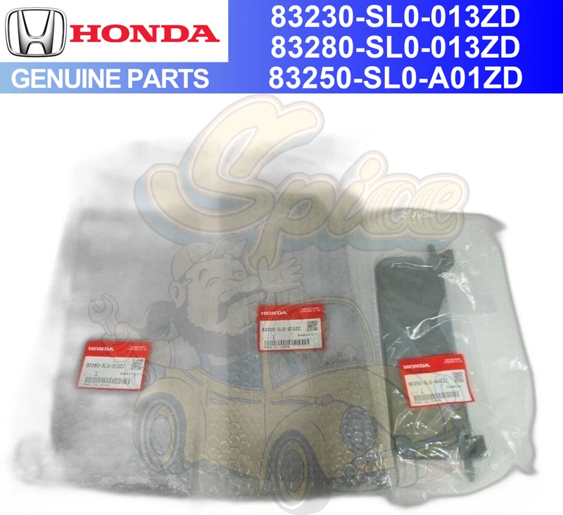 Parasol derecho e izquierdo y centro RHD genuino Honda Acura NSX NA1 Foto 1 de 1