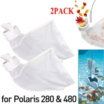 2 Pack Pool Cleaner Bags All Purpose Filter Bag for Polaris 280 480 Part K13 K16 - Image 1 of 4