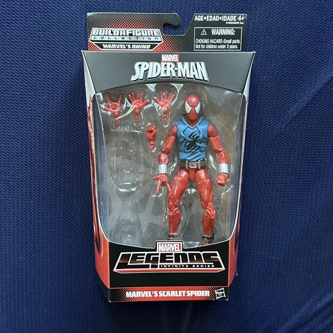 Marvel Legends Scarlet Spider Rhino No BAF 6” Inch Figure Cover