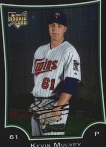2009 (TWINS) Bowman Chrome Draft #BDP7 Kevin Mulvey Rookie Baseball Card