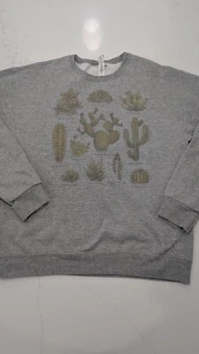 Sudadera mediana para hombre Lost Gods Botanical Cactus Foto 1 de 4