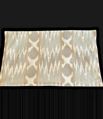 Funda de almohada Pottery Barn 16" x 26” bordada 100 % algodón patrón suroeste Foto 1 de 4