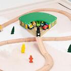 Wooden Train House Wooden Train Accessories Fun Development for Promoting