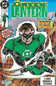 Green Lantern #1 signed by creator Martin Nodell 1990 Series  DC Comics