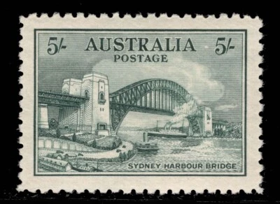 MOMEN: AUSTRALIA SC #132 1932 SYDNEY BRIDGE MINT OG H SUPERB JUMBO LOT #68931* - Image 1 of 2