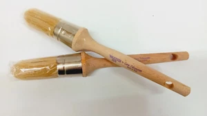 Pennello OVALE per CERA manico in legno mis 18 - Foto 1 di 2