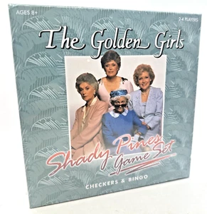 Golden Girls Shady Pines Game Set – Checkers & Bingo – NEW Sealed – USAopoly - Picture 1 of 3