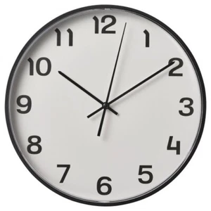 IKEA Pluttis Wall Clock Kitchen Home Decor Easy Fitting Sturdy + IKEA Battery - Picture 1 of 15